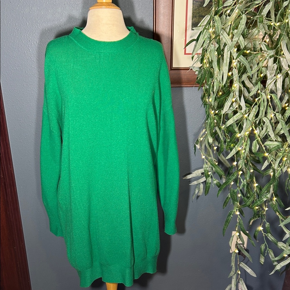 Green Long Sleeve Dress